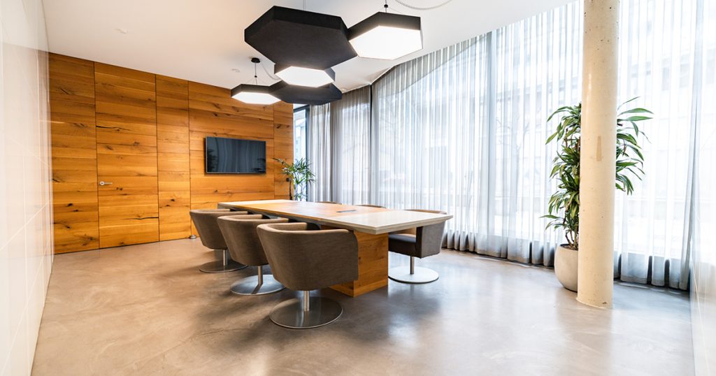 Besprechungsraum TeamWohnWerk Büro Graz – Beratung Immobilienkauf und -verkauf